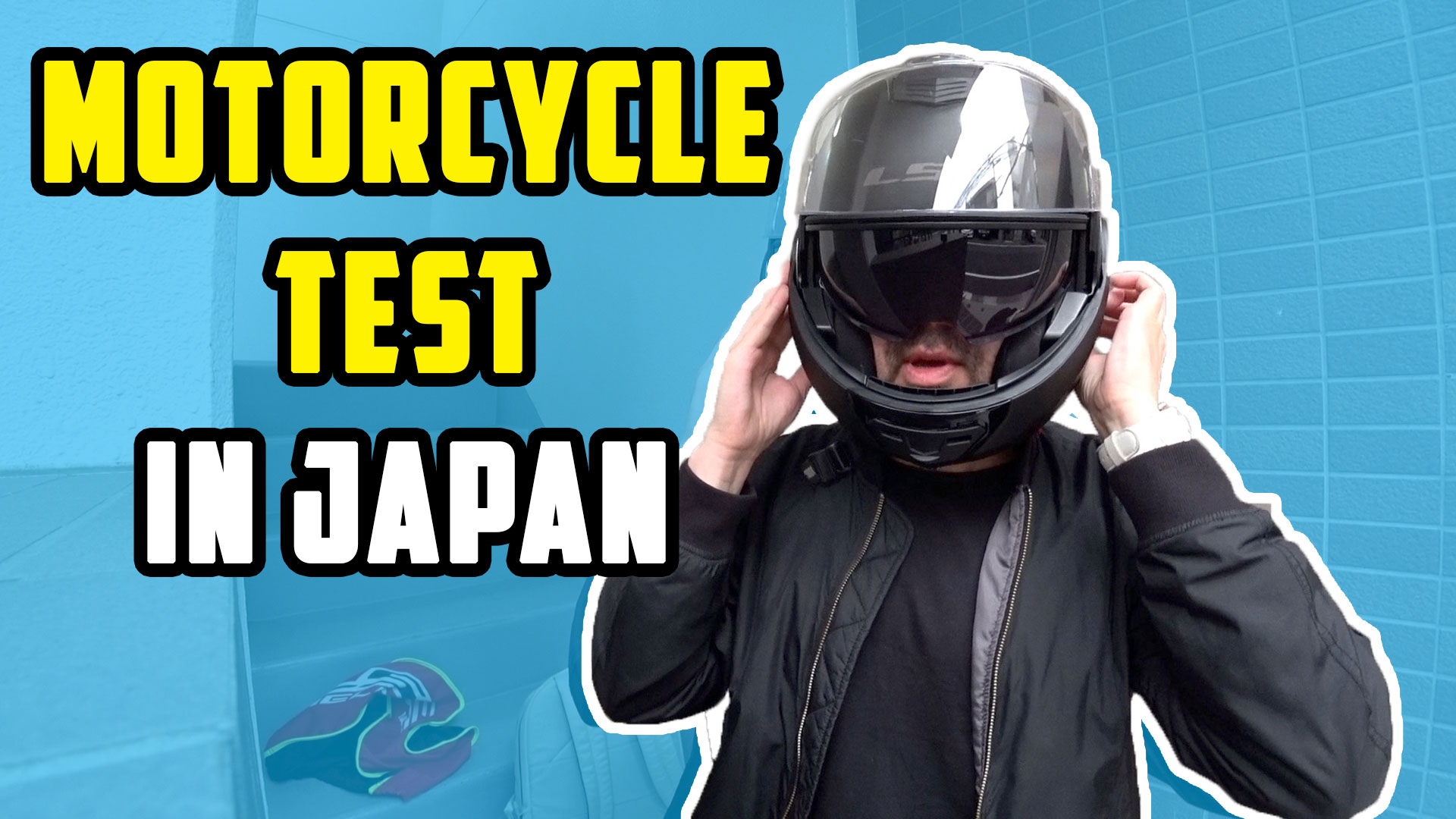 Motorcycle driving test in Japan