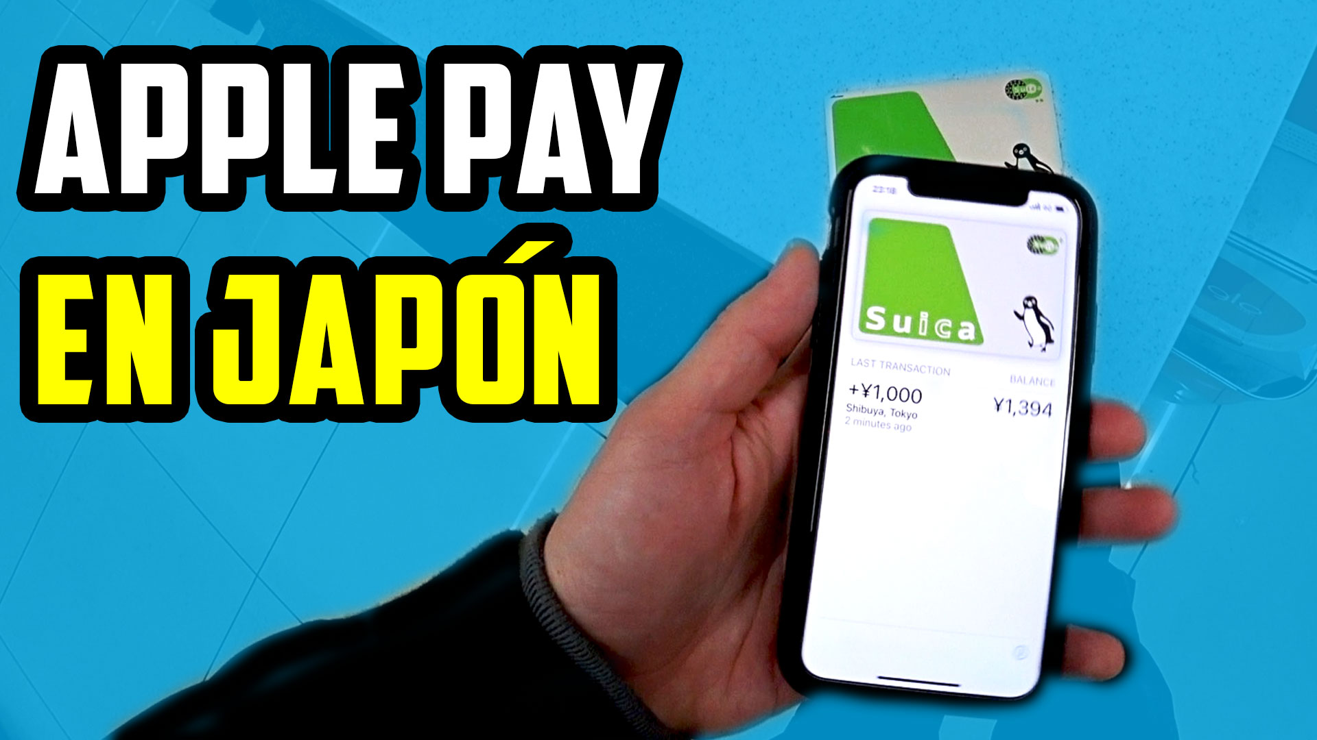 Probando Apple Pay en Japón.